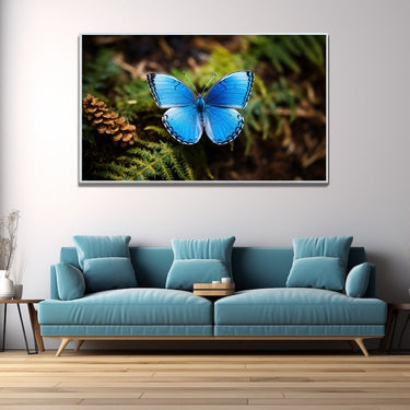 Blue Butterfly Canvas